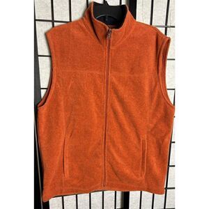 St John’s Bay Copper Zip Up Sweater Vest